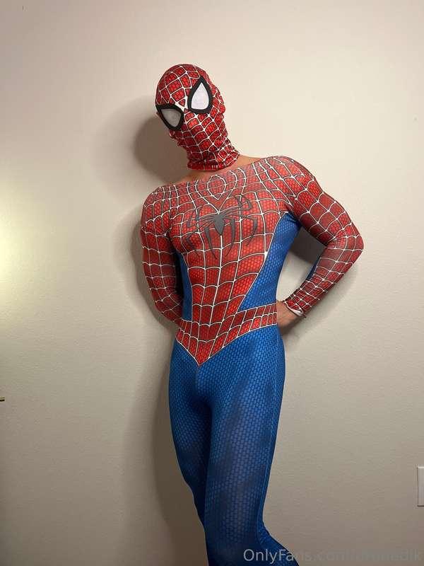 My spidey senses are tingling 🕸️💦😏 wanna see my shoot my web..