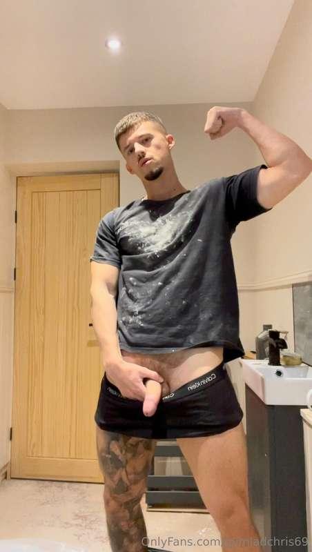 Get on your knees, open your mouth and start sucking and get..