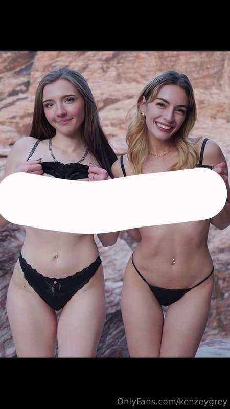 Wanna see our titties? ;) sub to @kenzeygreyvip ! It will be..