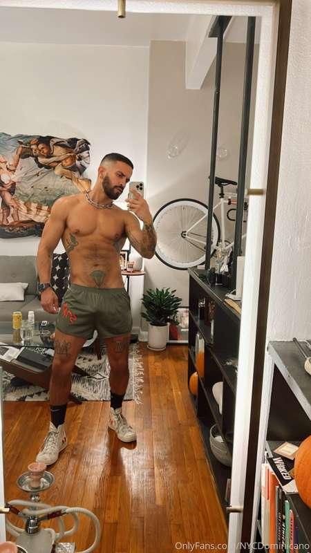 Gym shorts on or off?