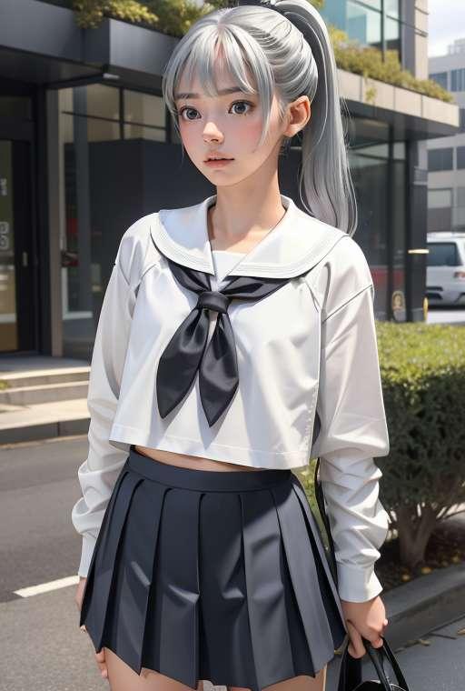 Japanese schoolgirl