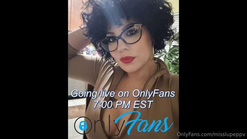 Live On OnlyFans 7PM