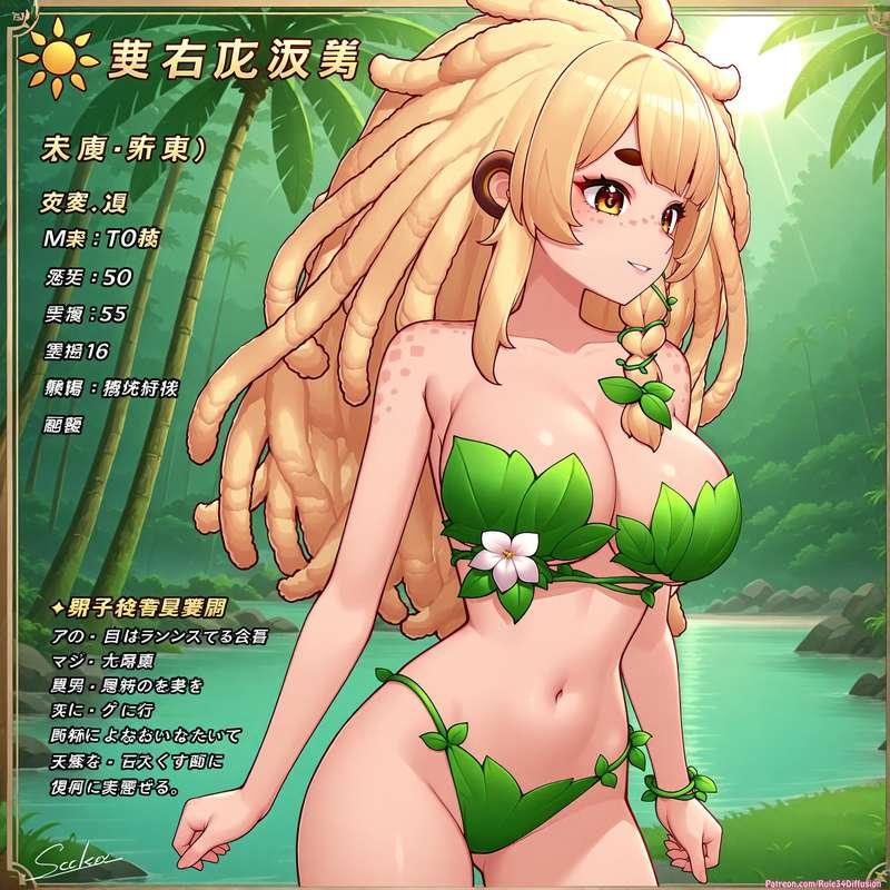 [Rule34 Vtuber Diffusion] BananaJuju Sexy Poses [Gen 2.5]