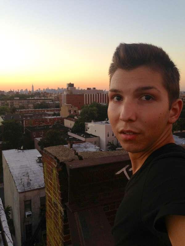 At a rooftop party!!! 
