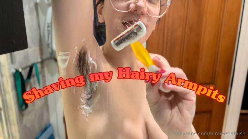 Shaving My Hairy Armpits (after 2 years NO SHAVE)SUPER RARE!..