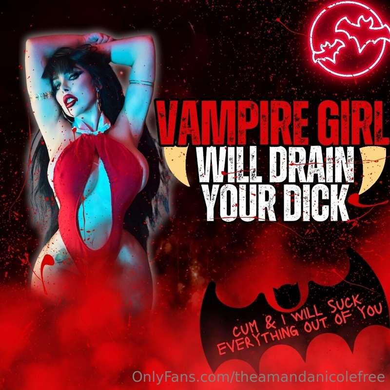 ### CUM ALL OVER ME 💦 🧛
 I'm the Valentine's Day Vampire and..
