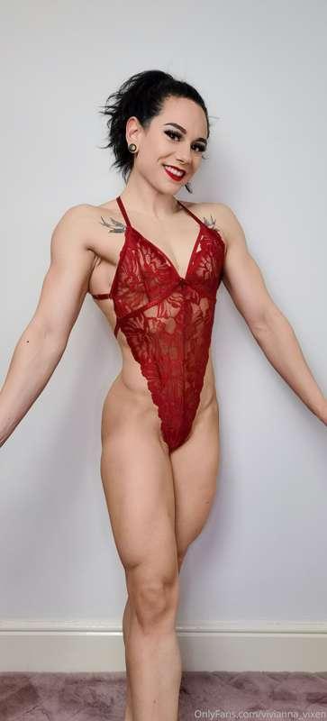 It wouldn't be Valentine's weekend without some red lingerie..