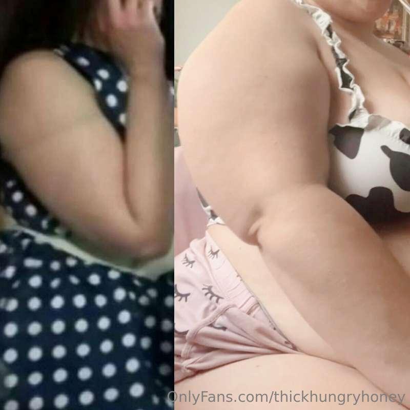 Someone asked for a comparison of my arms on tumblr, so I fi..