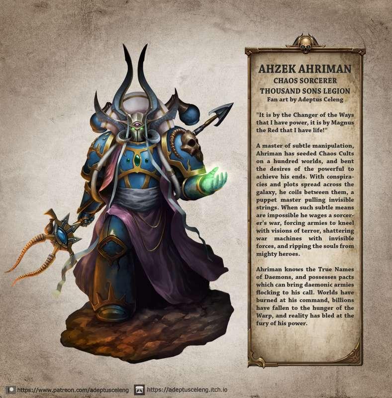 AHZEK AHRIMAN - CHAOS SORCERER