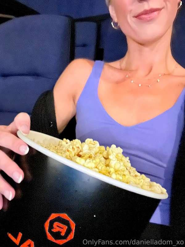 Movie day!  Be a good boy and cover my popcorn and ticket… $..