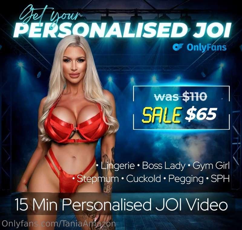 I’ve never done personalised videos so cheap before!! So get..