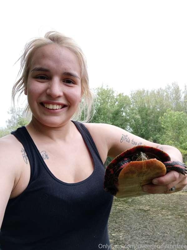 Caught a turtle!!!