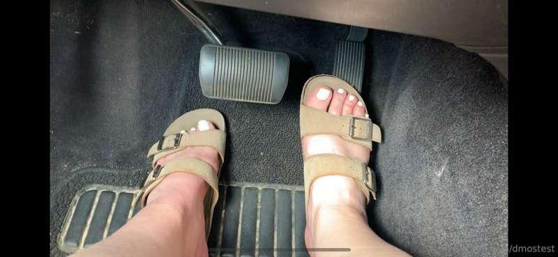 New 6:30 min video of me driving in Birkenstocks on my other..