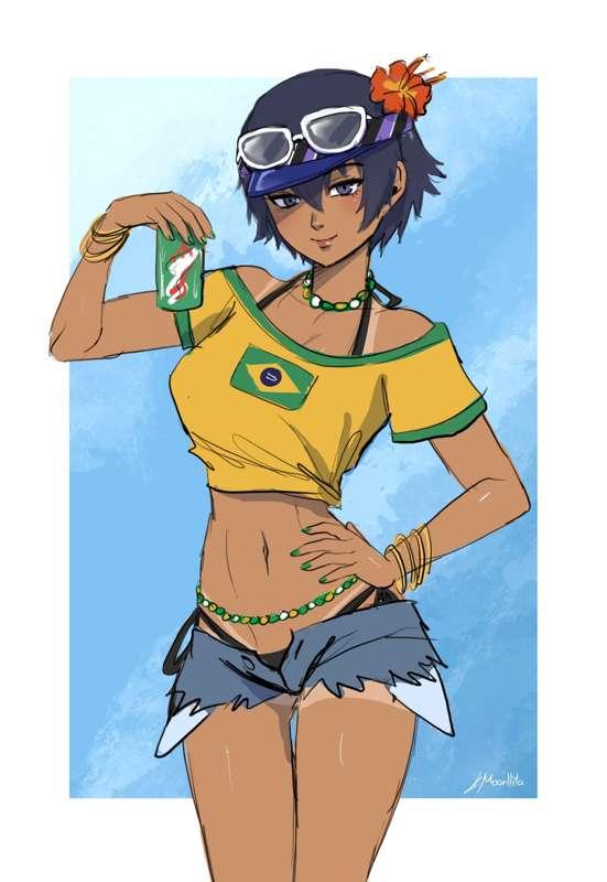 Brazilian Naoto (doodle)