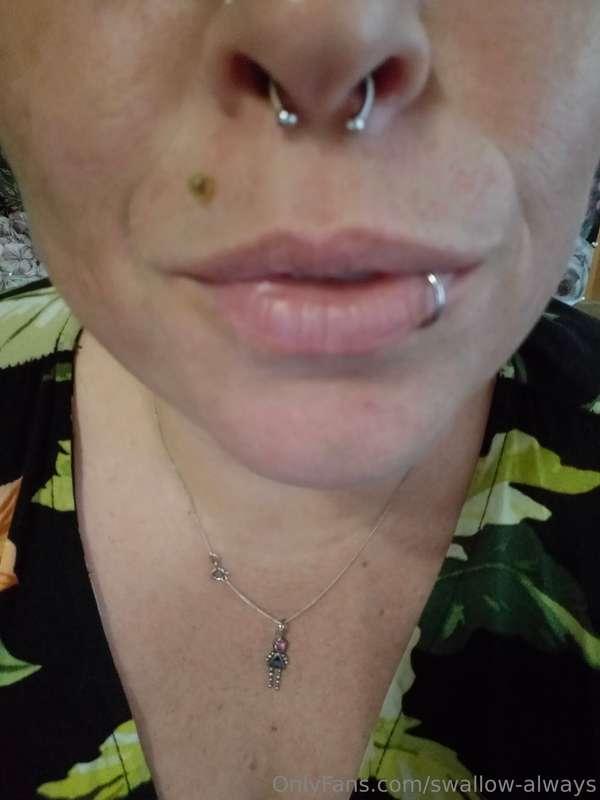 Nothing like the feeling of a fresh piercing... What do you ..