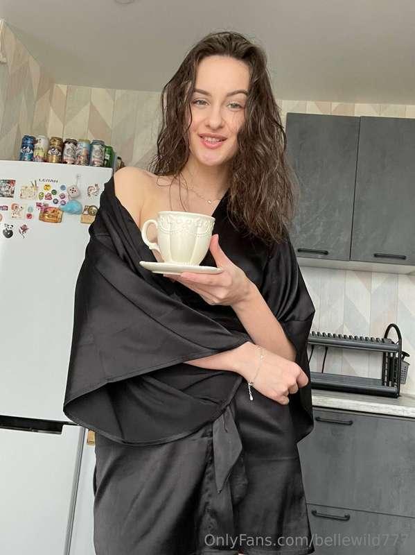 Will you keep me company with my morning coffee?😏