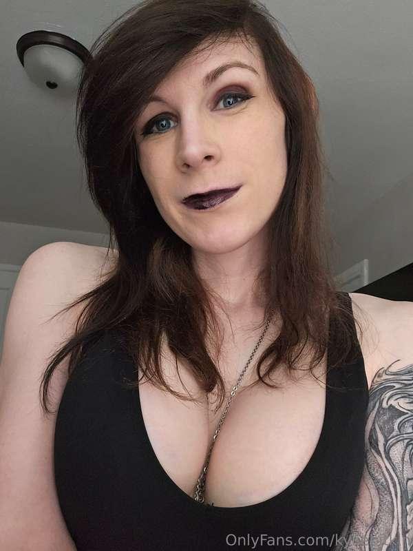 POV: the hot goth mommy next door says you can cum in her as..