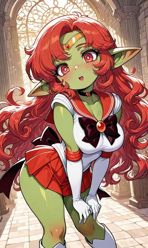 OCs Cosplaying as Sailor Moon Sailor Scouts SFW