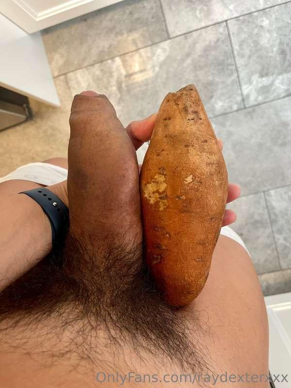 Next time you buy a sweet potato, think of me 😈😌🍠