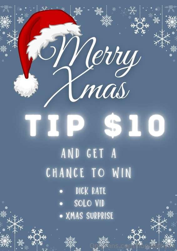 ***XMAS*** 🎄 OFFER  TIP $10 & get a chance to win: ❤️ Dick r..