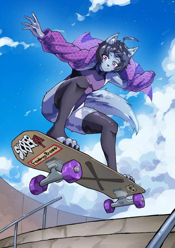 Bet you didn't know I could skate :p 