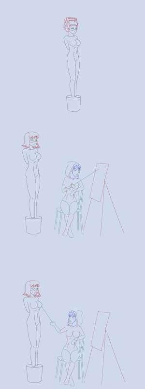 Hero Work 2 comic WIP