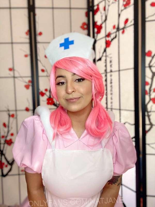 i know why you're surprised. i look like all the other nurse..