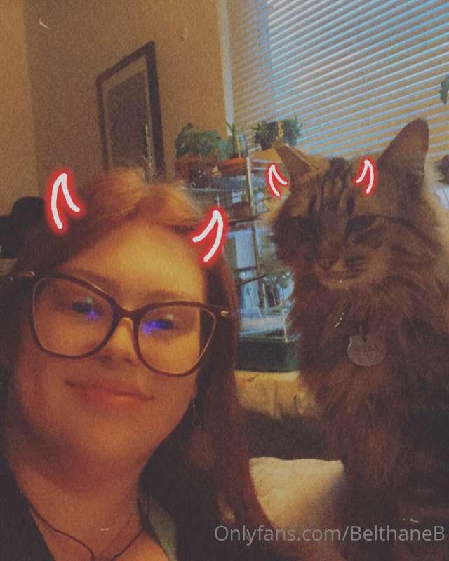 So grateful for cats, good food, and a cozy home to rest in ..