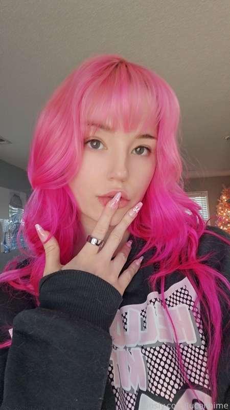 So happy with my hair recently ~! Should I do more natural hair content? I'm always cosplaying with wigs and stuff 
#fyp #cute #alt #babyface 
