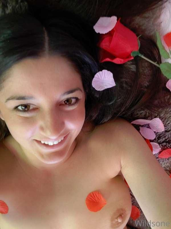 This one was a fun flower petal photo shoot ;)