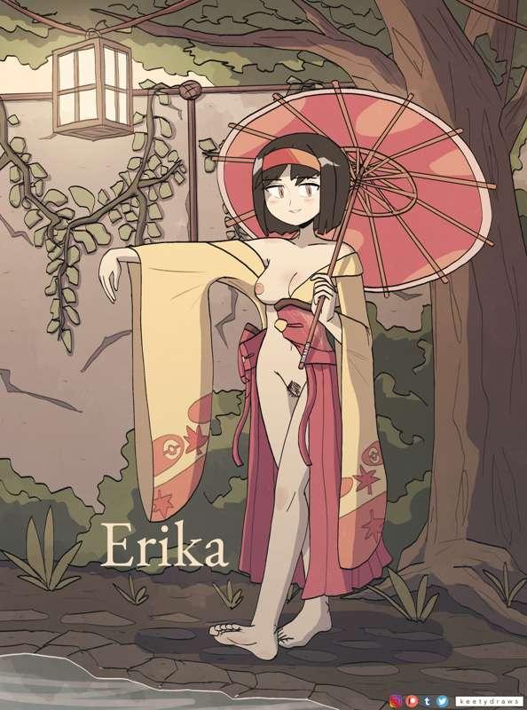 Erika from Pokemon (NSFW)