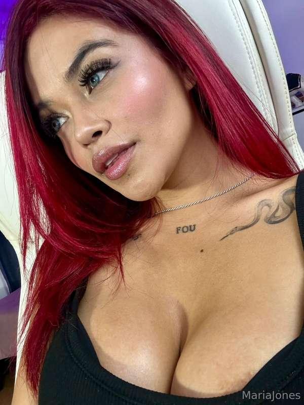 we went back to the red hair stage