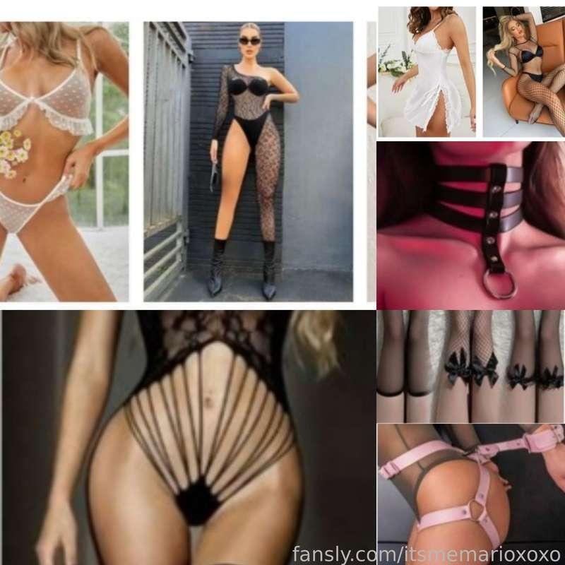 Some of the lingerie I ordered. Can't wait till it gets here 😁😁😁