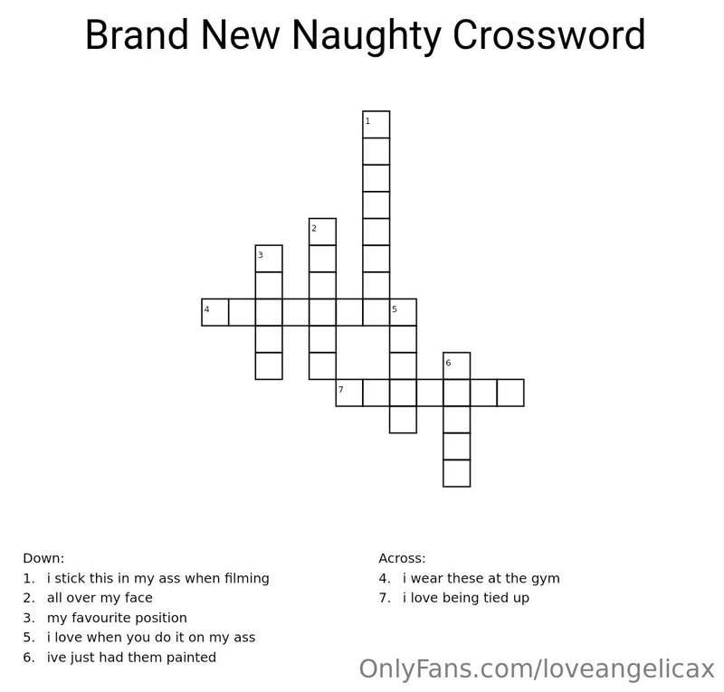 ***BRAND NEW Naughty Crossword***  Want something Fun to pla..