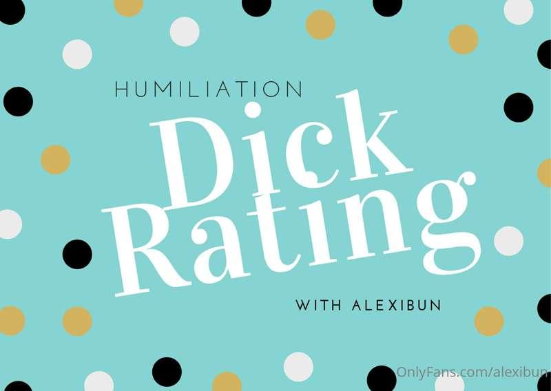 I had a very fun dick rating earlier this evening. If you wa..