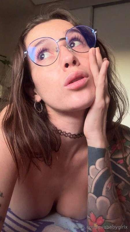 Tell me, my love, do you like the way my glasses look on me?..