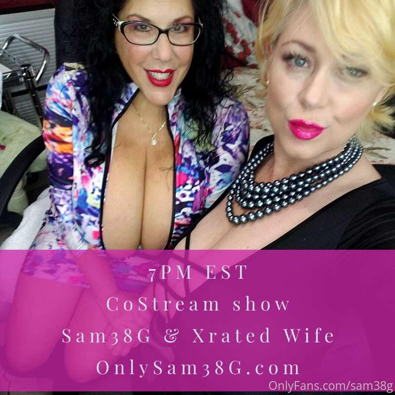 7PM EST Monday 8/10/2020 Live CoStream show with @xratedwife..