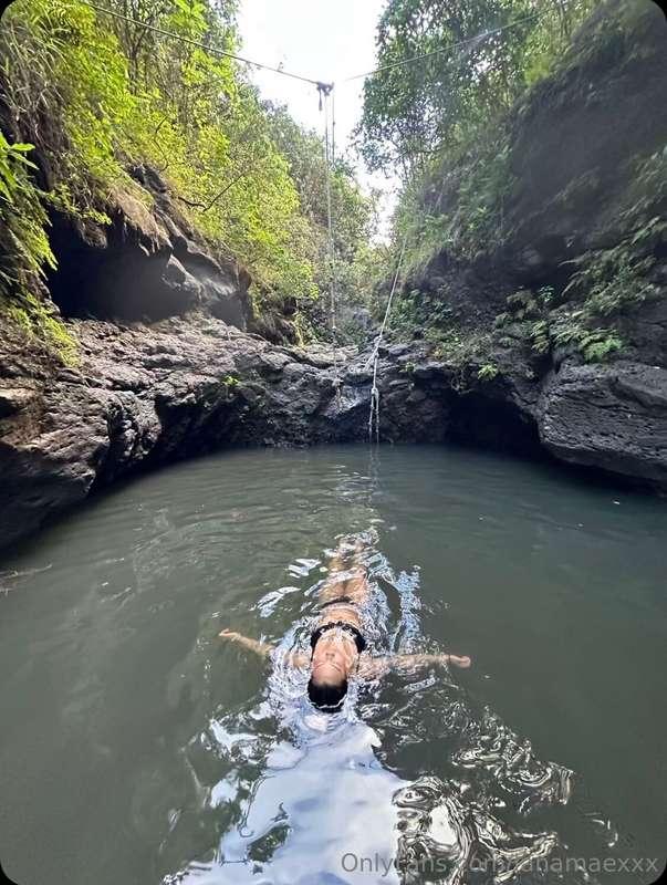 Would you swim here with me? 