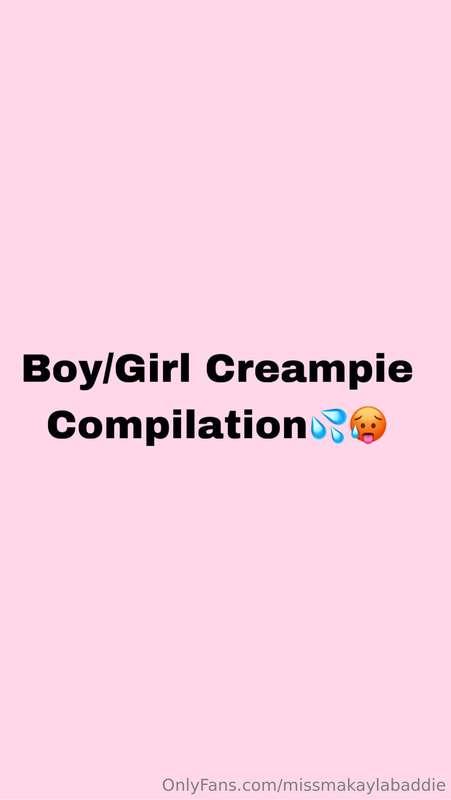 ⭐️Boy/Girl Sex Video Bundle⭐️ 💦Creampie Compilation💦Includes..