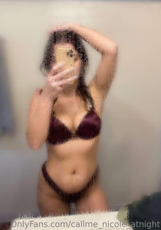 After a hot steamy shower I’m ready to play 😏
