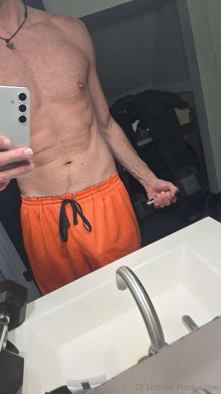 I'm glad you like big dick and abs. You should DM me to tell..