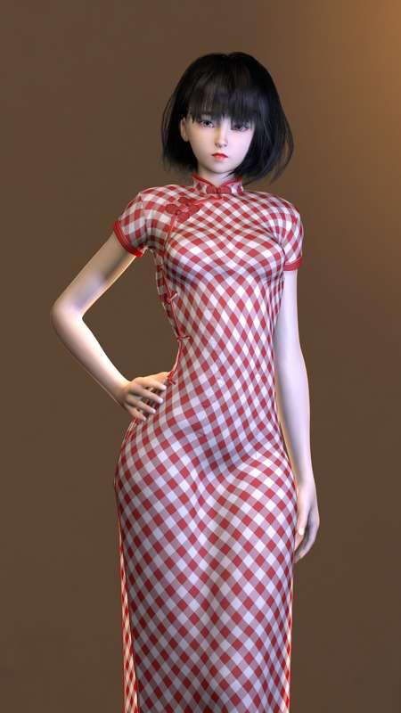 looks-lan+Cheongsam_Cloth+skin