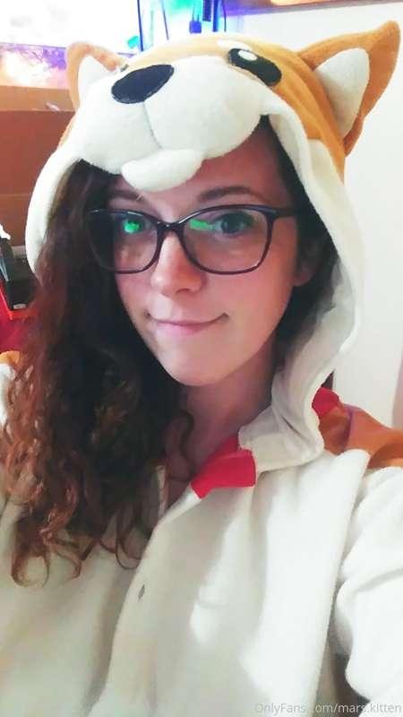 Bundled up. <3 I hope you're staying warm! :3