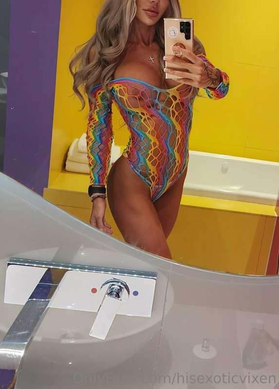 SWIPE ➡️ for more 
My little outfit for the neon night at th..