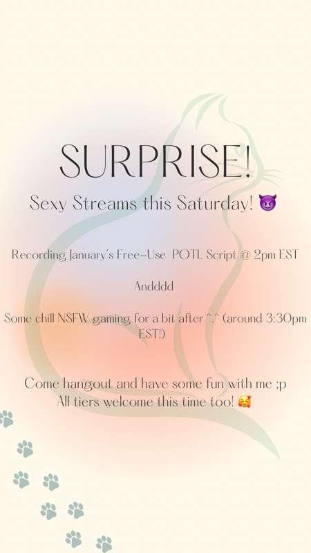 Saturdays are for the Good Boys (and Good Girls!) 😈❤️ [Live Stream This Weekend!] [Script Recording] [NSFW Gaming] 