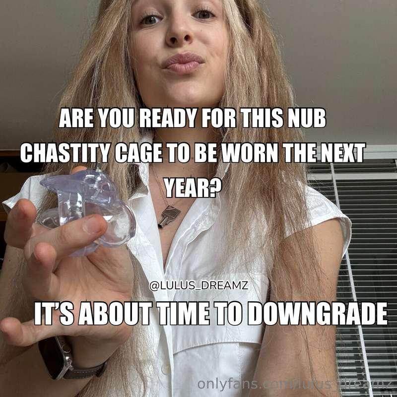 Are you ready to downgrade? 😈