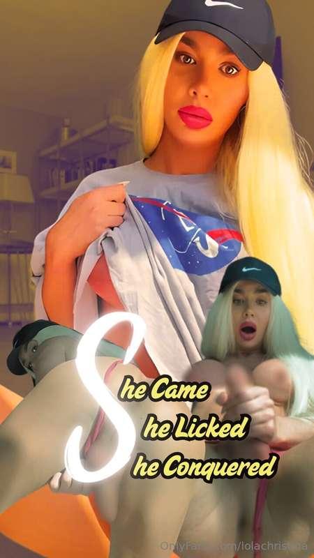 Wearing just a shirt, pink thong, and my favorite cap… I sta..