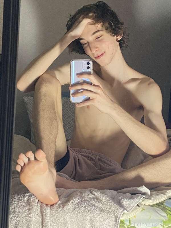 lick my foot? 🥺