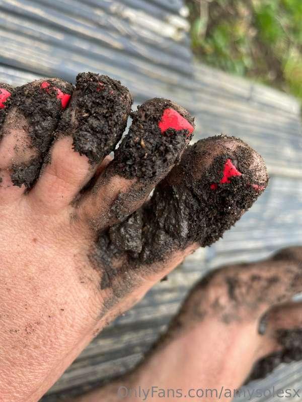 The state of my feet this afternoon!