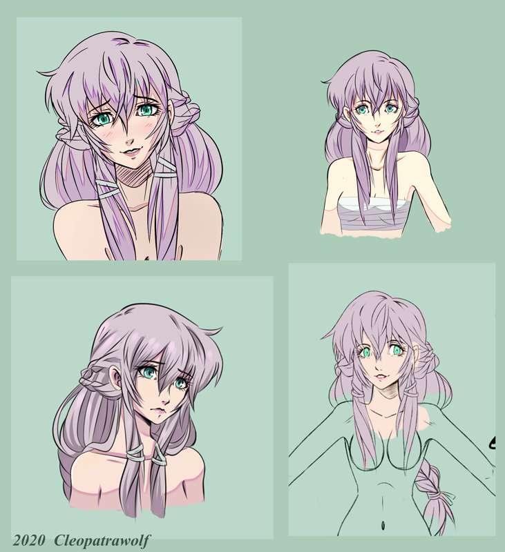 Cleopatra concept sketches - 1